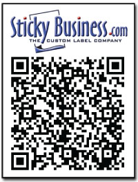 QR Code Labels With Contact Information